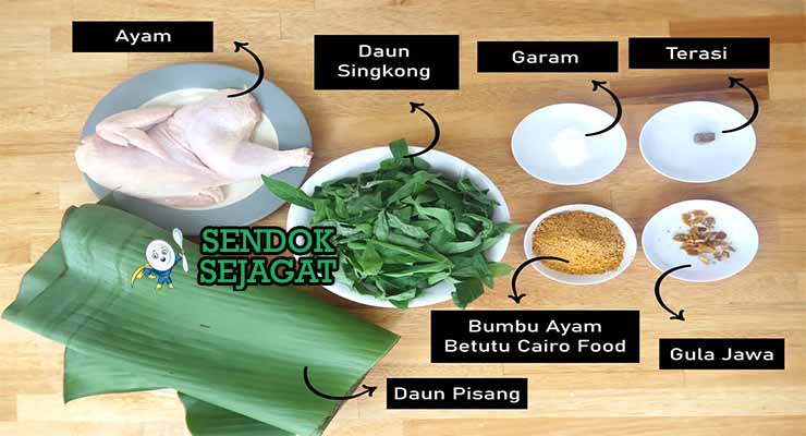 bahan bahan membuat ayam betutu
