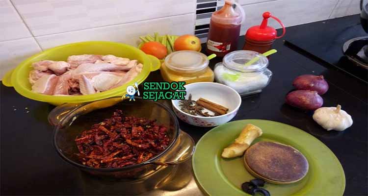 bahan bahan membuat ayam masak merah