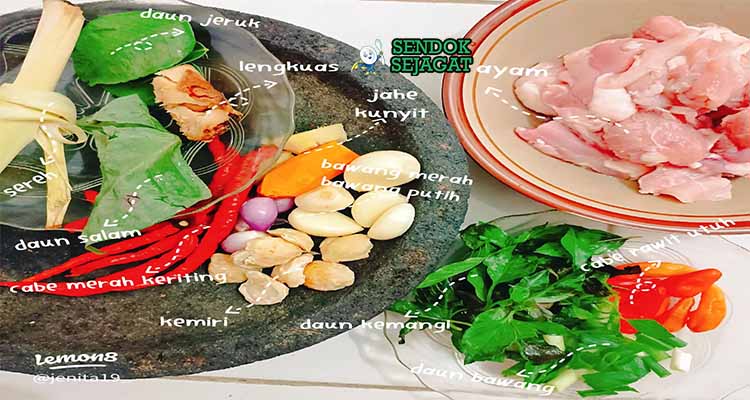 bahan bahan membuat ayam woku
