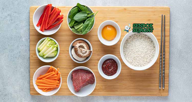 bahan bahan membuat bibimbap