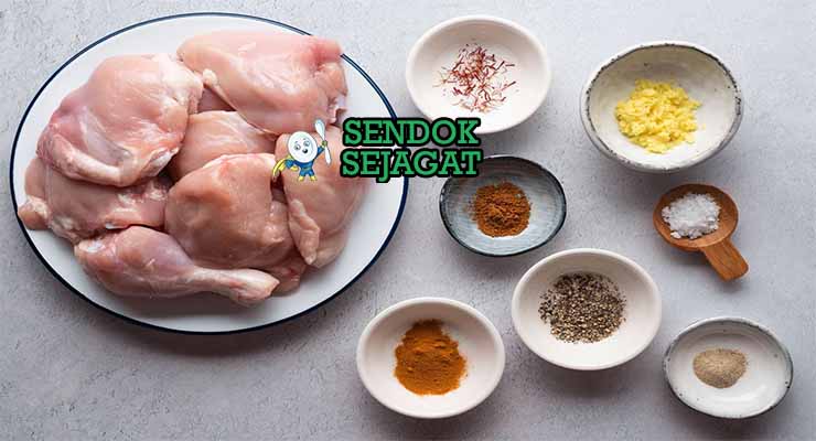 bahan bahan membuat chicken tagine