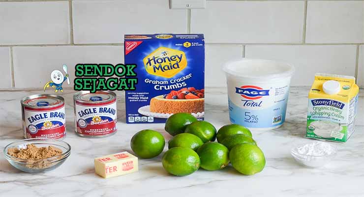 bahan bahan membuat key lime pie