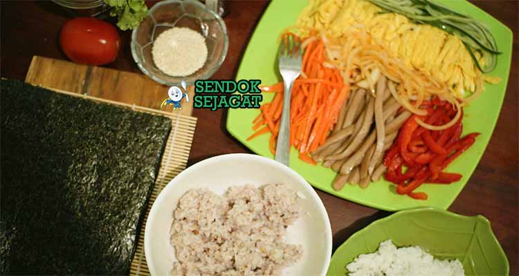 bahan bahan membuat kimbap