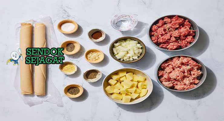 bahan bahan membuat meat pie