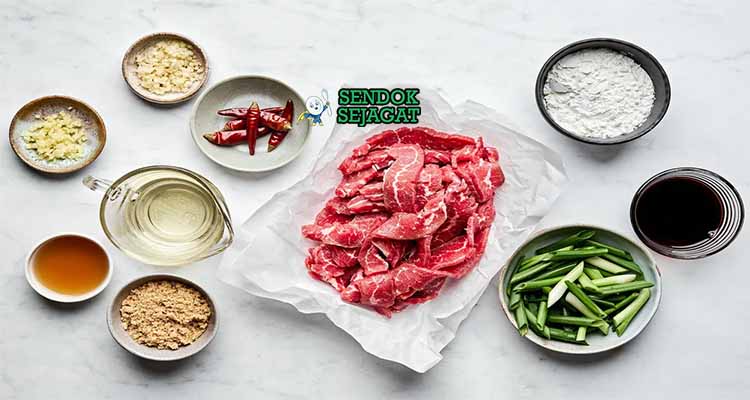 bahan bahan membuat mongolian beef