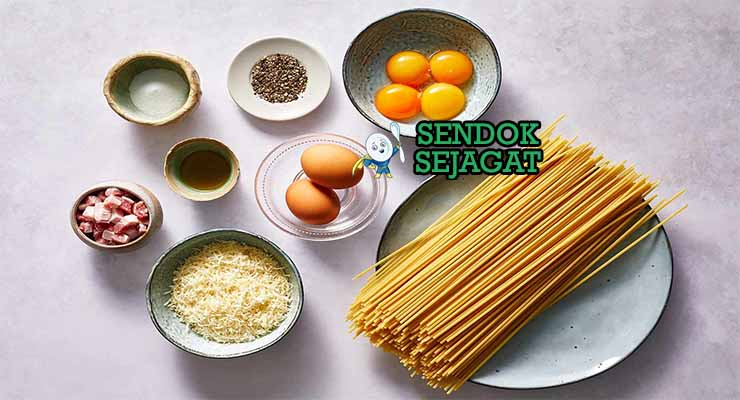 bahan bahan membuat pasta carbonara