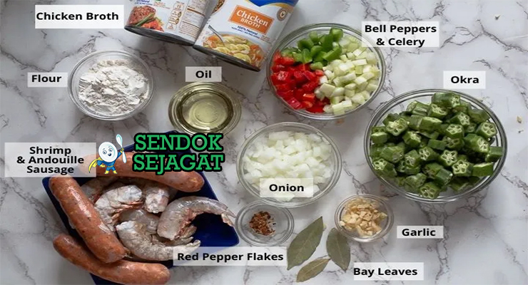 bahan bahan untuk membuat gumbo