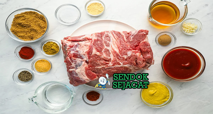 bahan bahan untuk membuat pulled pork