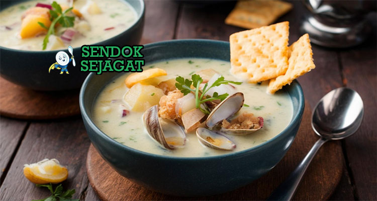 resep clam chowder khas new england