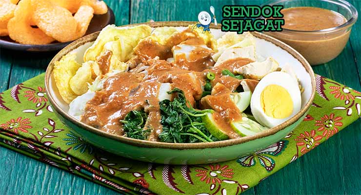 resep gado gado khas jawa indonesia