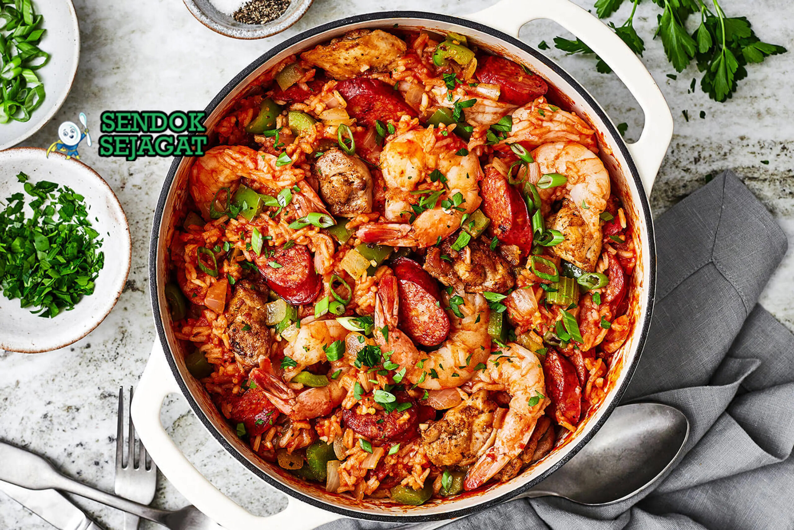 resep jambalaya khas amerika
