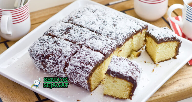 resep lemington khas australia