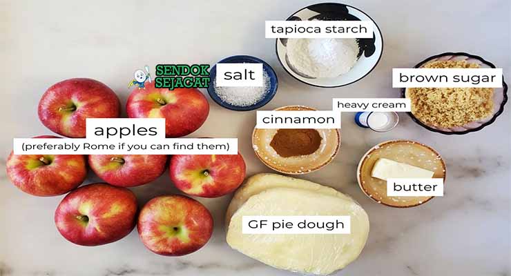bahan bahan membuat apple pie