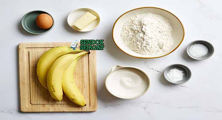 bahan bahan membuat banana bread