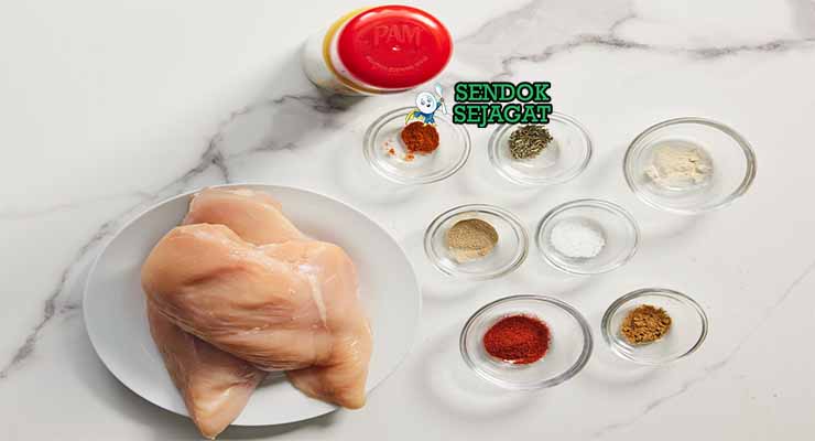 bahan bahan untuk membuat blackened chicken khas lousiana