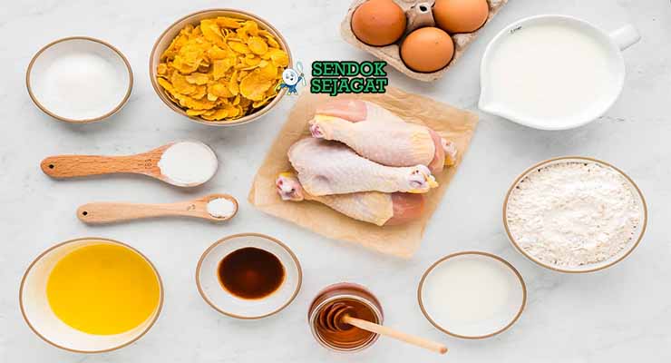 bahan bahan membuat chicken and waffles