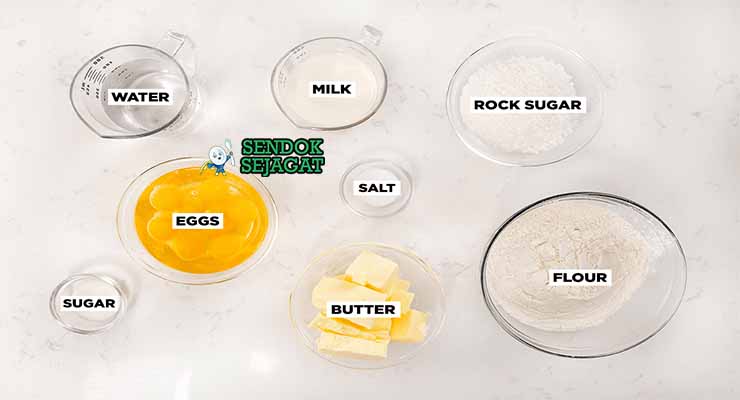 bahan bahan membuat roquembouche khas prancis