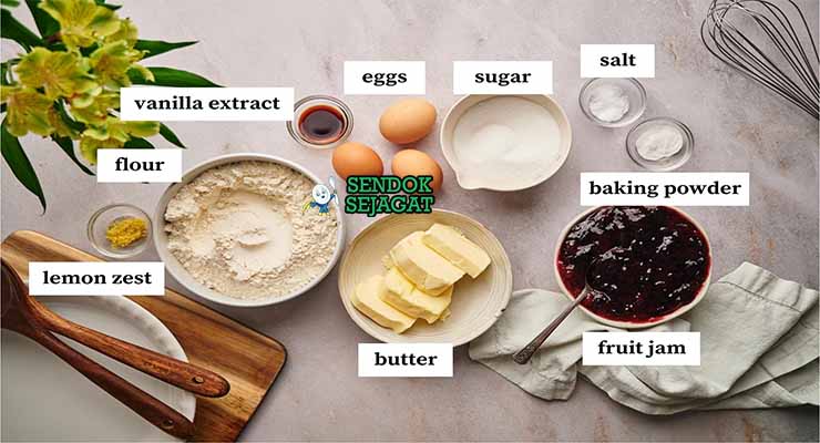 bahan bahan membaut crostata