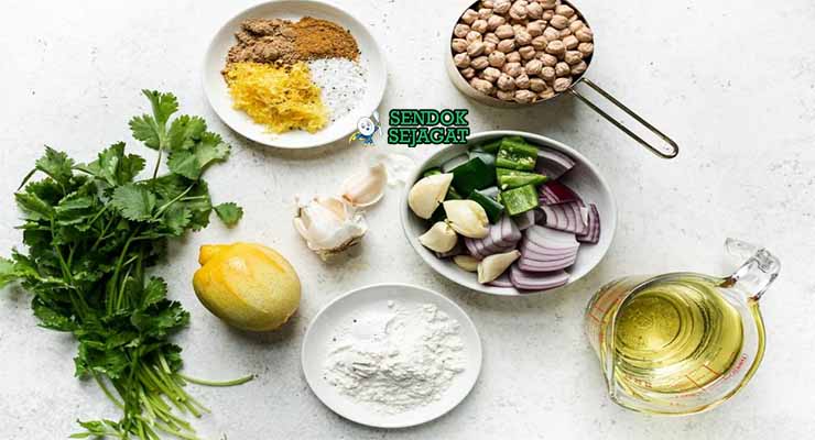 bahan bahan membuat falafel