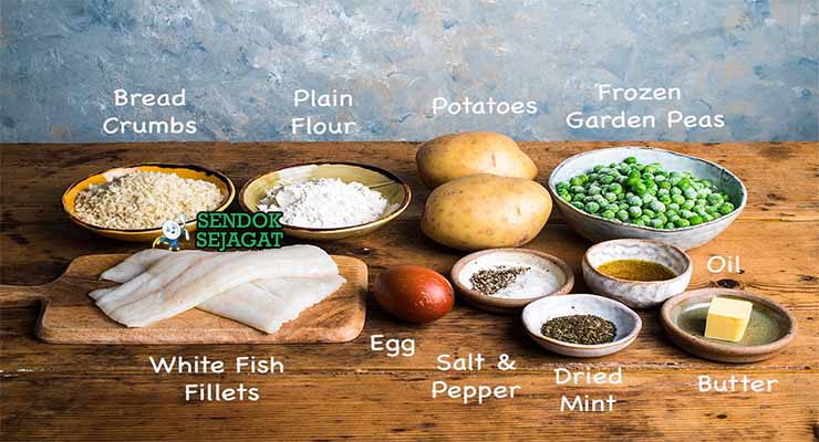 bahan bahan membuat Fish and Chips