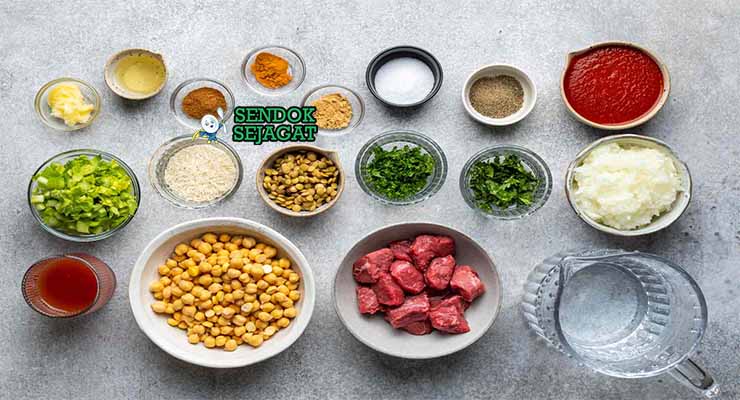 bahan bahan membuat harira