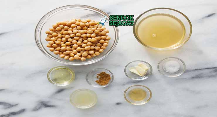 bahan bahan membuat hummus