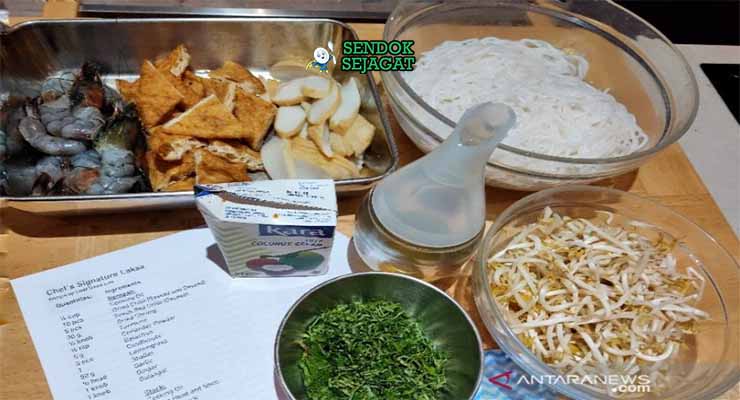 bahan bahan membuat laksa singapura