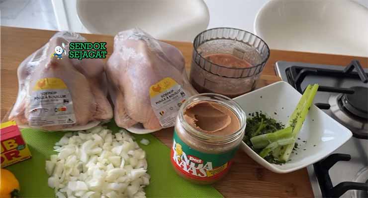 bahan bahan membuat Muamba de Galinha