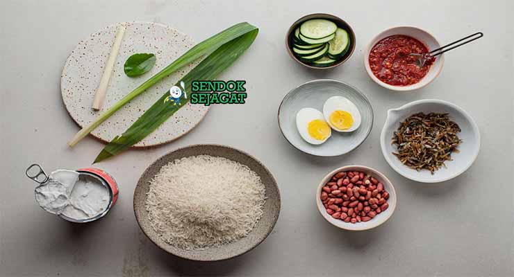 bahan bahan membuat nasi lemak