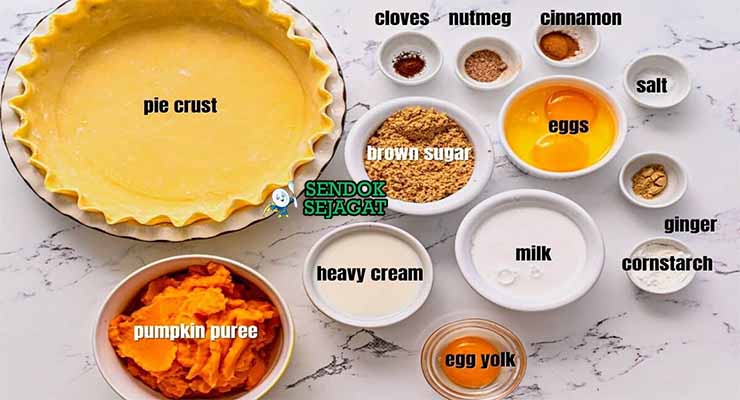 bahan bahan membuat pumpkin pie khas amerika serikat