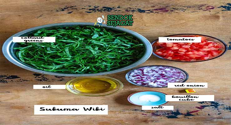 bahan bahan membuat Ugali Sukuma Wiki