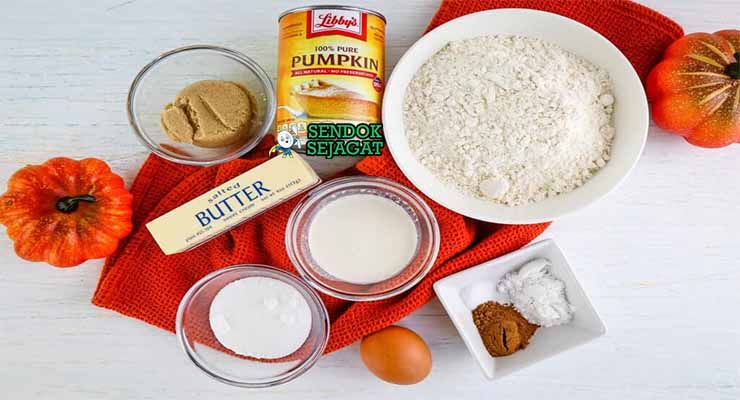bahan bahan membuat Pumpkin Scones