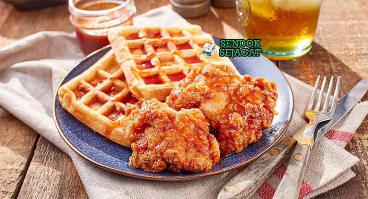 resep chicken waffles khas amerika selatan