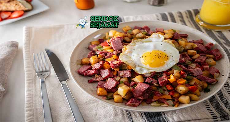 resep corned beef hash khas amerika