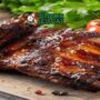 Iga Bakar Kecap khas Makassar dari Sendok Sejagat dengan bumbu smoky.