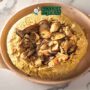 Italian Polenta con Funghi gurih dari Sendok Sejagat dengan jamur.