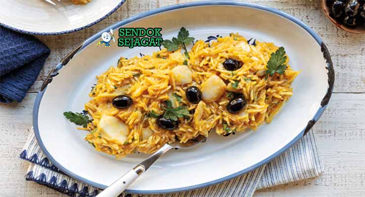 Portuguese Bacalhau à Brás gurih dari Sendok Sejagat dengan ikan cod.