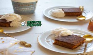 South African Malva Pudding manis dari Sendok Sejagat dengan karamel.