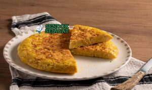 Spanish Tortilla de Patatas gurih dari Sendok Sejagat dengan kentang.