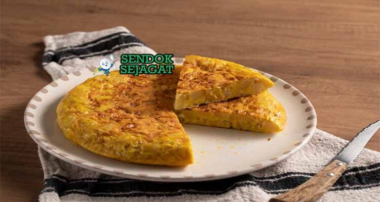 Spanish Tortilla de Patatas gurih dari Sendok Sejagat dengan kentang.