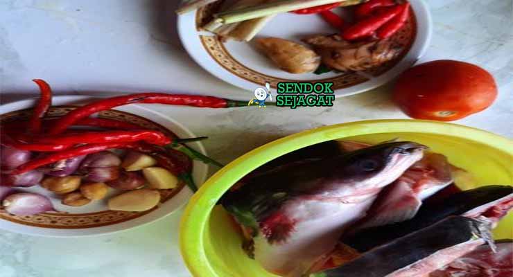 Bahan Asam Pedas Ikan Patin dengan Asam Jawa.