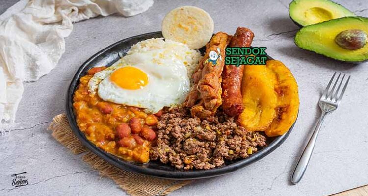 Bandeja Paisa Kolombia Sendok Sejagat.