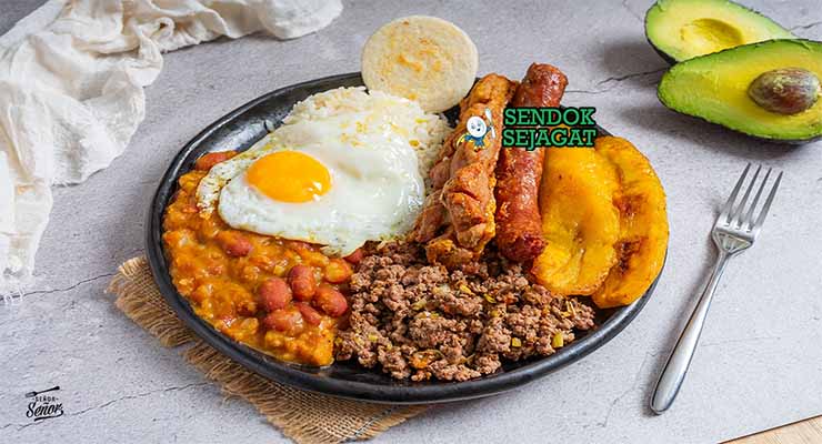 Bandeja Paisa Kolombia Sendok Sejagat.
