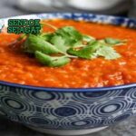 Ethiopian Misir Wat Sendok Sejagat dengan lentil pedas.