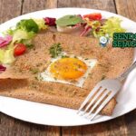 Galette Bretonne Sendok Sejagat dengan keju.