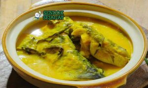 Gulai Tempoyak Ikan Patin dengan Kemangi.