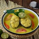 Ikan Kuah Kuning Manado dengan Kemangi.