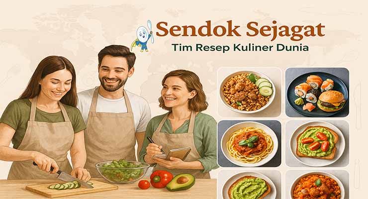 Tim Sendok Sejagat sedang mengembangkan resep dari enam benua