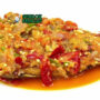 Pecak Ikan Jawa dengan sambal pedas dan lalapan