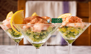 Prawn Cocktail Australia dengan udang segar dan saus koktail creamy